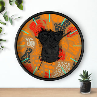 Artistic Gorilla Wall Clock | Unique Home Decor for Animal Lovers