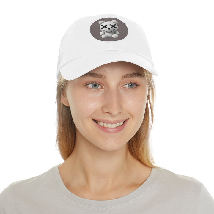 Dad Hat with Leather Patch (Round) - Rizzlly
