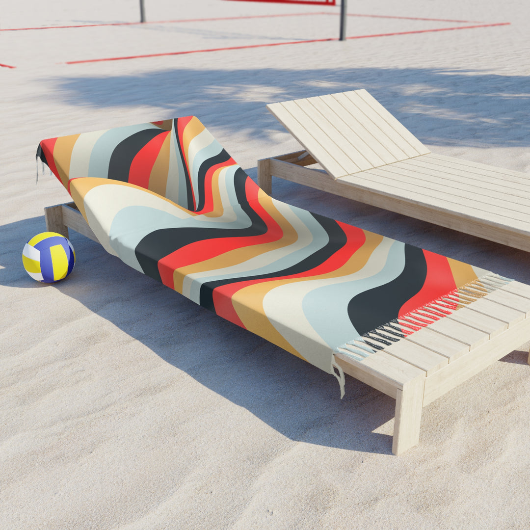 Boho Curve Beach Towel